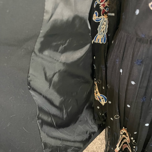 H&M Black Oversized Textured Blazer 8 - Picture 8 of 10